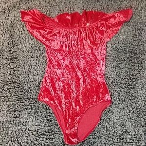 Silky Red BodySuit